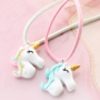 Kids jewellery with resin unicorn pendants!