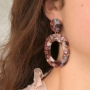 Trend alert! Handmade resin earrings