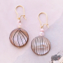 New project: create earrings with our trendy, new shell beads!