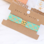 Summer must-have: Bracelets + hair elastics made of elastic ribbon 