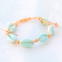 Tropical jewellery with cowrie shells