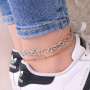 Multiple anklets for this summer