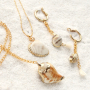 Create amazing jewellery and accessories with our new shell pendants and belcher chain!