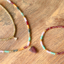 Cheerful fashion jewellery with new faceted beads