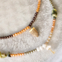 Cheerful fashion jewellery with new faceted beads