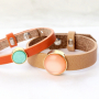 Mix, match and easily create stylish bracelets with Cuoio