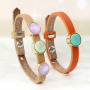 Mix, match and easily create stylish bracelets with Cuoio