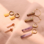 DIY: Making earrings and necklaces with semi-precious jade stone beads