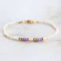With macram&eacute; bead cord, freshwater pearls and shell beads you can make these summery items: