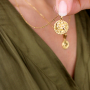 With the new brass TQ horoscope charms you can make these necklaces and earrings: