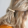 Inspiration for making hair accessories and earrings with freshwater pearls: 
