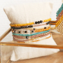 This is how you make bracelets and earrings with Miyuki seed beads: 