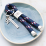 Mix and Match keychain inspiration with DQ European leather and marine cord
