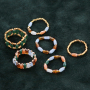 DIY: this is how you make trendy rings from top facet tube beads: