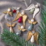 How to make earrings and angels with top faceted and Polaris Elements drop beads:
