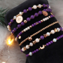 Get inspired! See here how to make earrings and bracelets in a Christmas/winter atmosphere: 