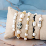 Bracelets with the latest collection of freshwater pearls