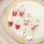 Take a look how to create trendy jewellery with resin butterfly charms yourself 