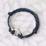 Take a look and see how you can create these trendy maritime cord bracelets
