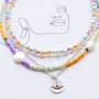 Get started and make trendy necklaces and sunglasses cords with the glass seed beads 