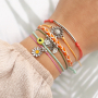 Get inspired and create trendy summer bracelets of macram&eacute; bead cord 