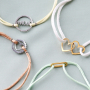 Must-have jewellery with stainless steel connectors & colourful macram&eacute; bead cord 