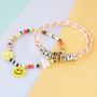 Get creative and create the most cheerful jewellery with colourful smiley Plexx charms and connectors 