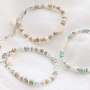 Summery bracelets and necklaces with various DQ Greek ceramic beads 