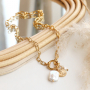 Make beautiful jewellery with large freshwater pearls, sophisticated stainless steel materials and bold clasps.