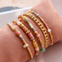Get creative with rondelle and disc beads in beautiful fall colours