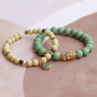 Trendy jewellery inspiration with acrylic beads in beautiful colours