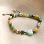 Trendy jewellery inspiration with acrylic beads in beautiful colours