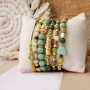 Trendy jewellery inspiration with acrylic beads in beautiful colours