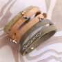 Mix and match with these beautiful Cuoio bracelets
