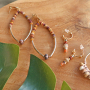 Get creative with these natural stone beads rondelle