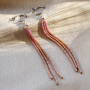 This is the way to make beautiful necklaces and earrings with Miyuki seed beads