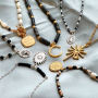 Here is how you make trendy necklaces with DQ European metal beads and charms