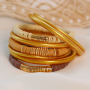 This is how you create bracelets in the style of inspired temple bangles