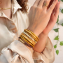 This is how you create bracelets in the style of inspired temple bangles