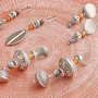 Earring inspiration with metal beads and charms