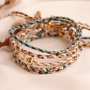 Get creative with this trendy cord braided in cheerful colours