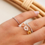 How to make rings with zirconia beads