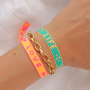 Getting started with text ribbon for trendy bracelets