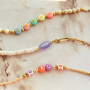 Inspiration for making necklaces with letter beads