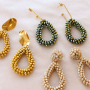 Get creative with top faceted beaded earrings and charms