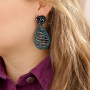 Get creative with top faceted beaded earrings and charms