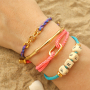 Get creative with maritime cord for the most beautiful bracelets
