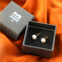How to present stainless steel earrings with freshwater pearls