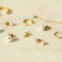 How to present stainless steel earrings with freshwater pearls