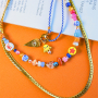 Summer inspiration with shell and polymer beads